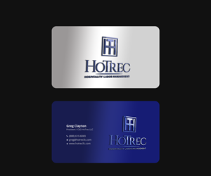 Business Card Design by Andrés Sebastián for Hotrec LLC | Design #30232485