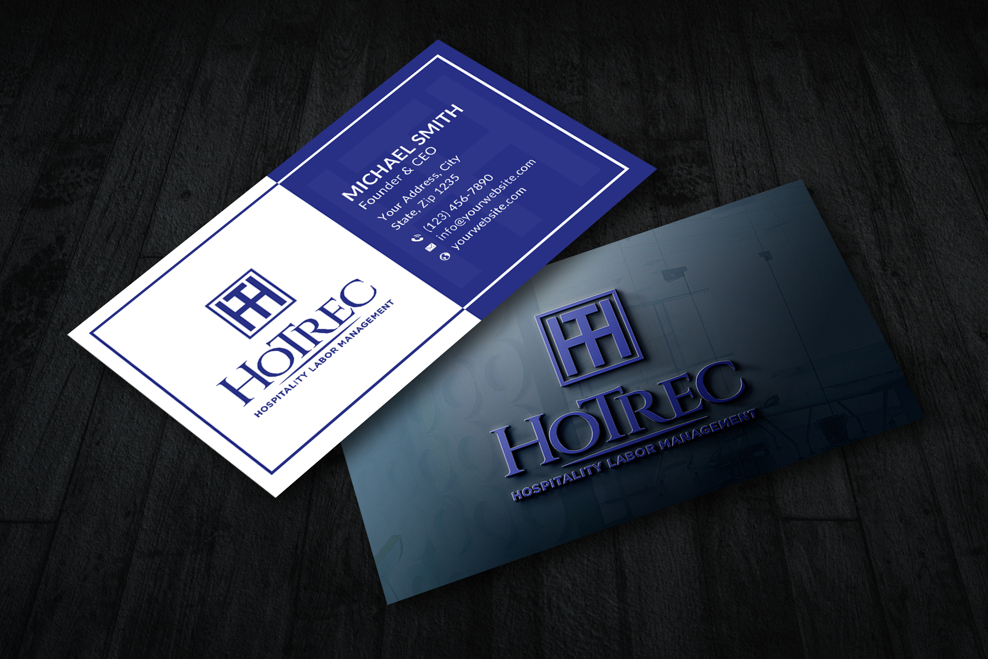 Diseño de Tarjeta de Presentación por Sun Moon Graphic Designer para Hotrec LLC | Diseño #30237094