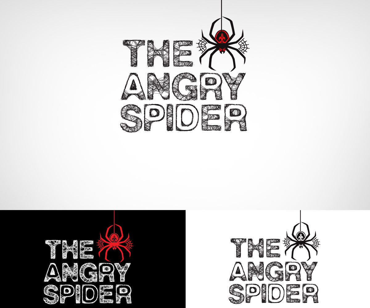 Logo Design by Khoo for The Angry Spider | Design #3091078