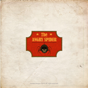 The Angry Spider | Logo-Design von madeli