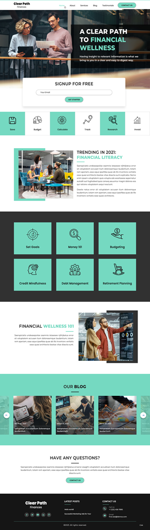 Web Design by pb for this project | Design: #30233470