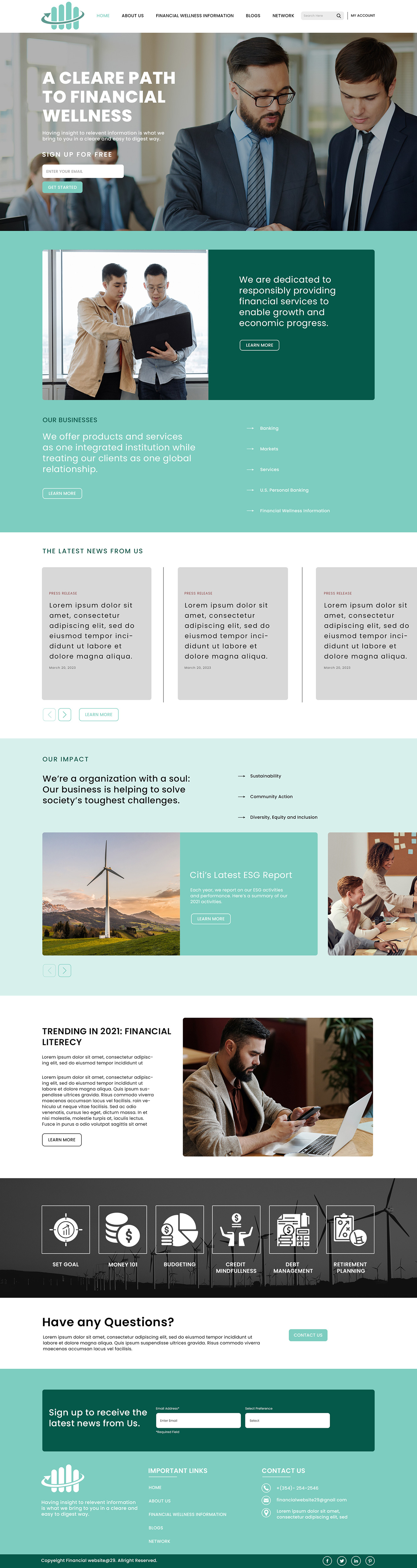 Web Design by creative.bugs for this project | Design #30278698