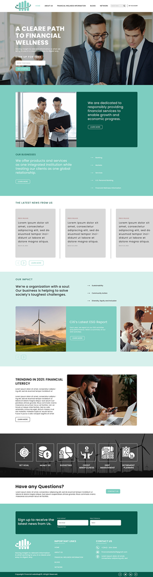 Web Design by creative.bugs for this project | Design: #30278698