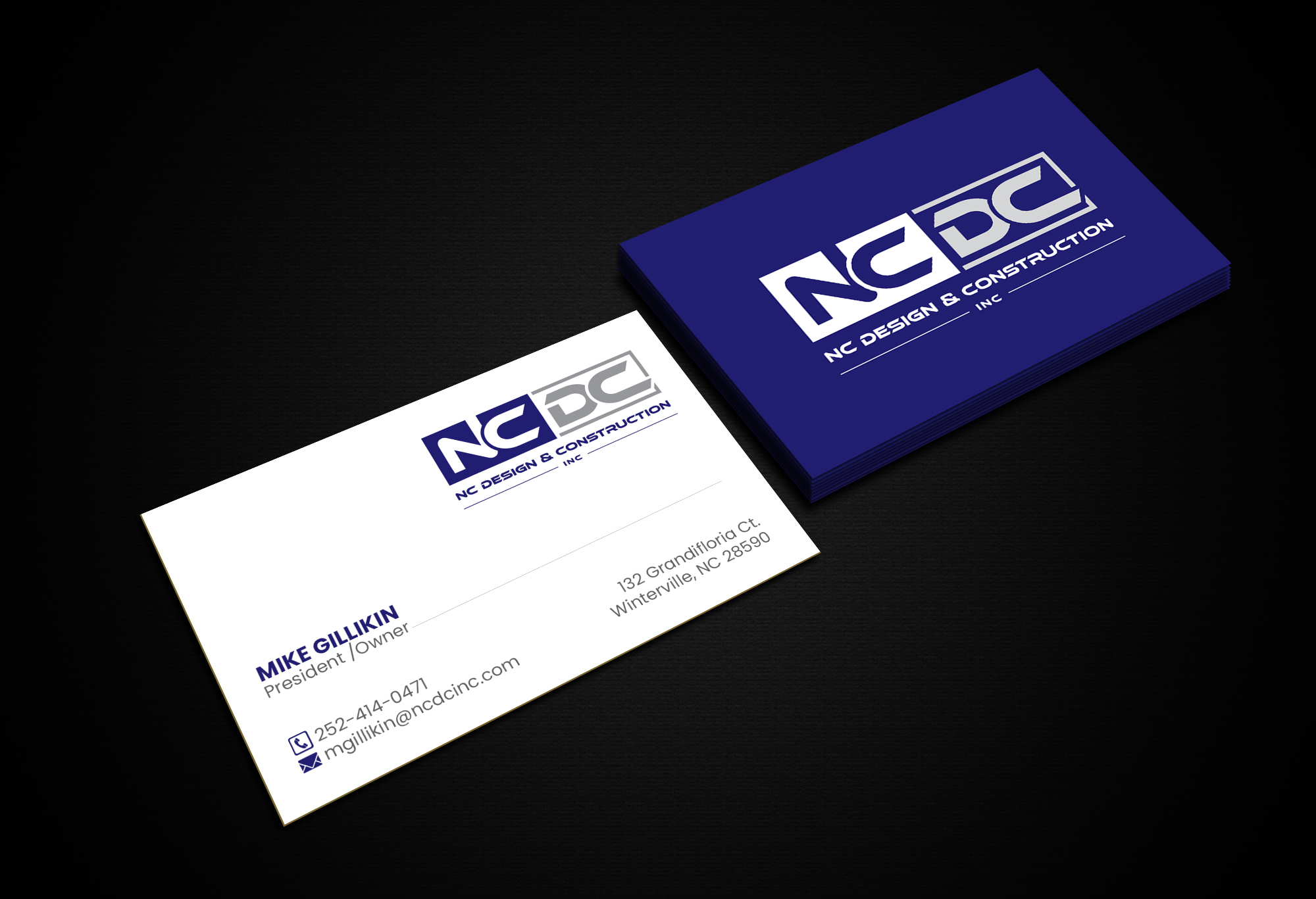 Visitenkarten-Design von Creations Box 2015 für NC Design and Construction | Design #30283998