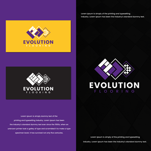Logo Design by Hassanhz for Evolution Flooring LLC | Design: #30242251