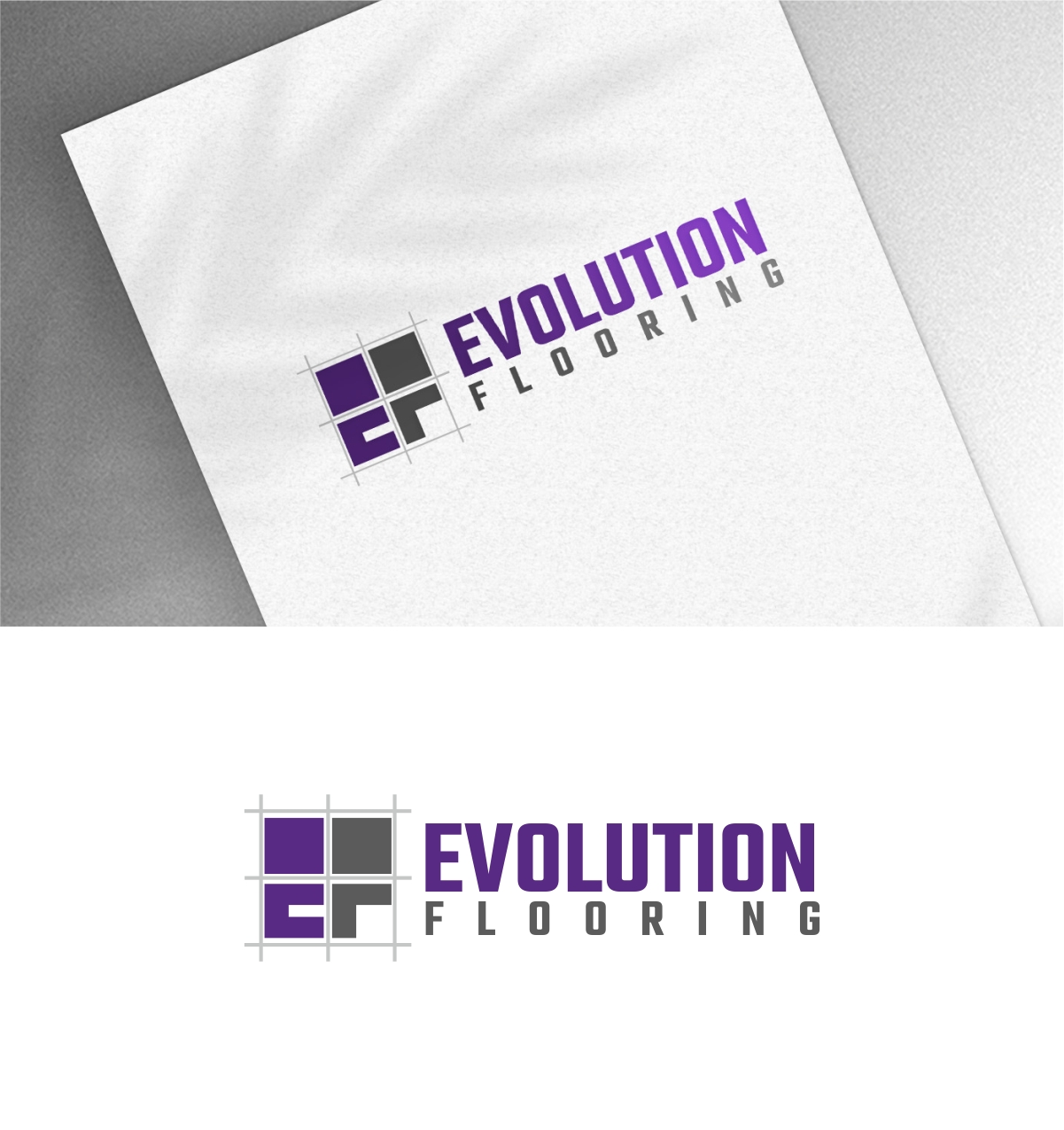 Logo Design by Dave Paresh for Evolution Flooring LLC | Design #30234741