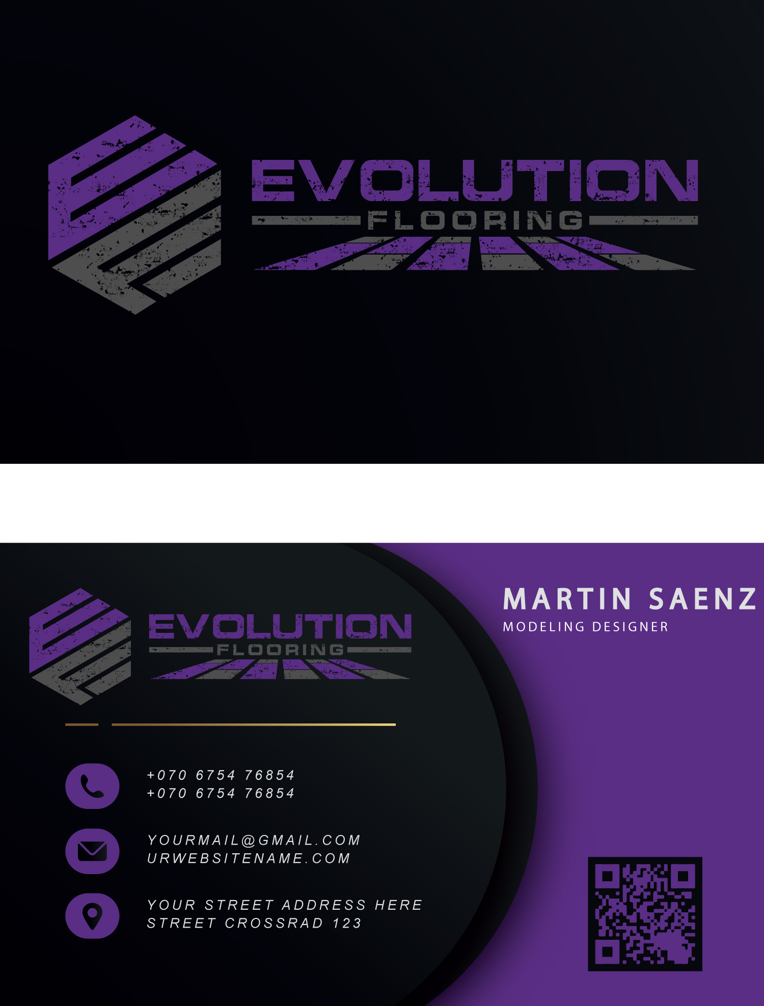Logo Design by jemmy f 2 for Evolution Flooring LLC | Design: #30244831