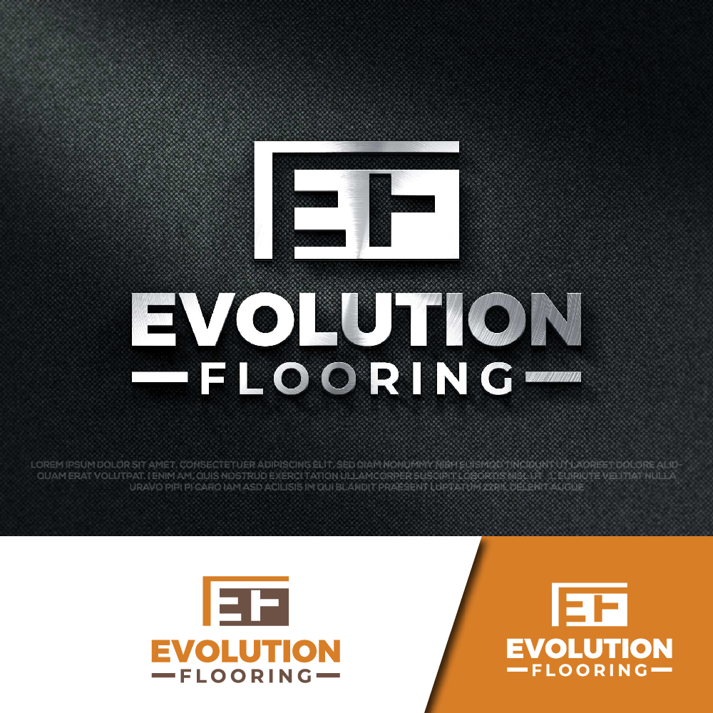 Logo Design by AlphabetZero.co.uk for Evolution Flooring LLC | Design #30245801