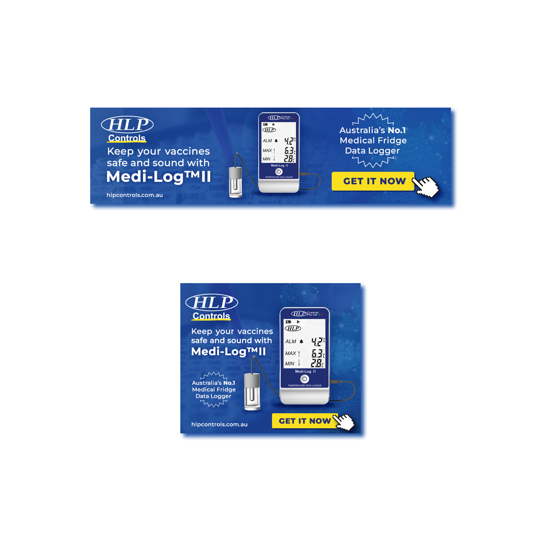 Banner Ad Design by Oleksandr Tovarkov for HLP Controls Pty Ltd | Design #30259057