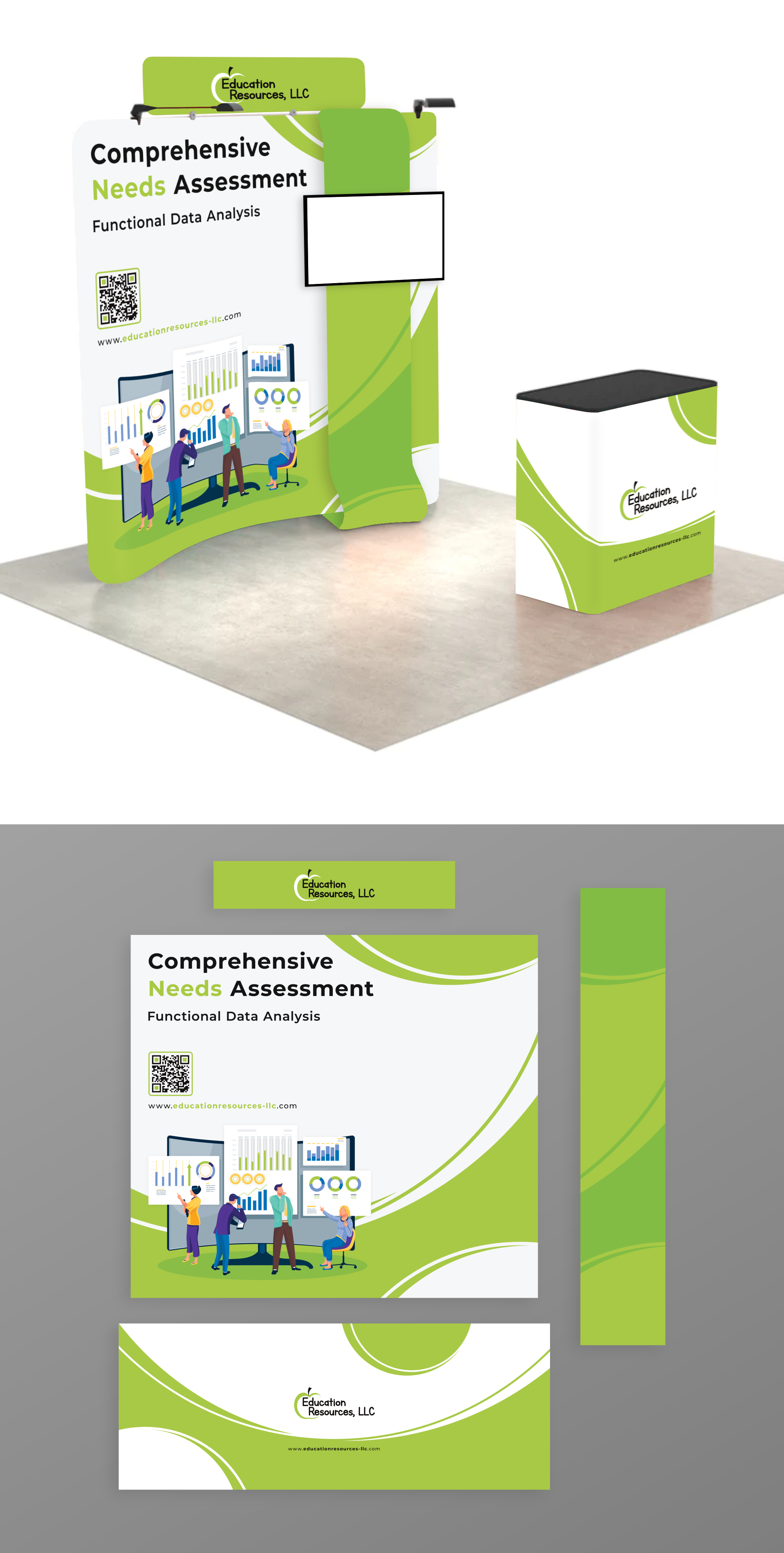 Diseño de Stand de Feria por KreativeMadz para Education Resources | Diseño #30263541