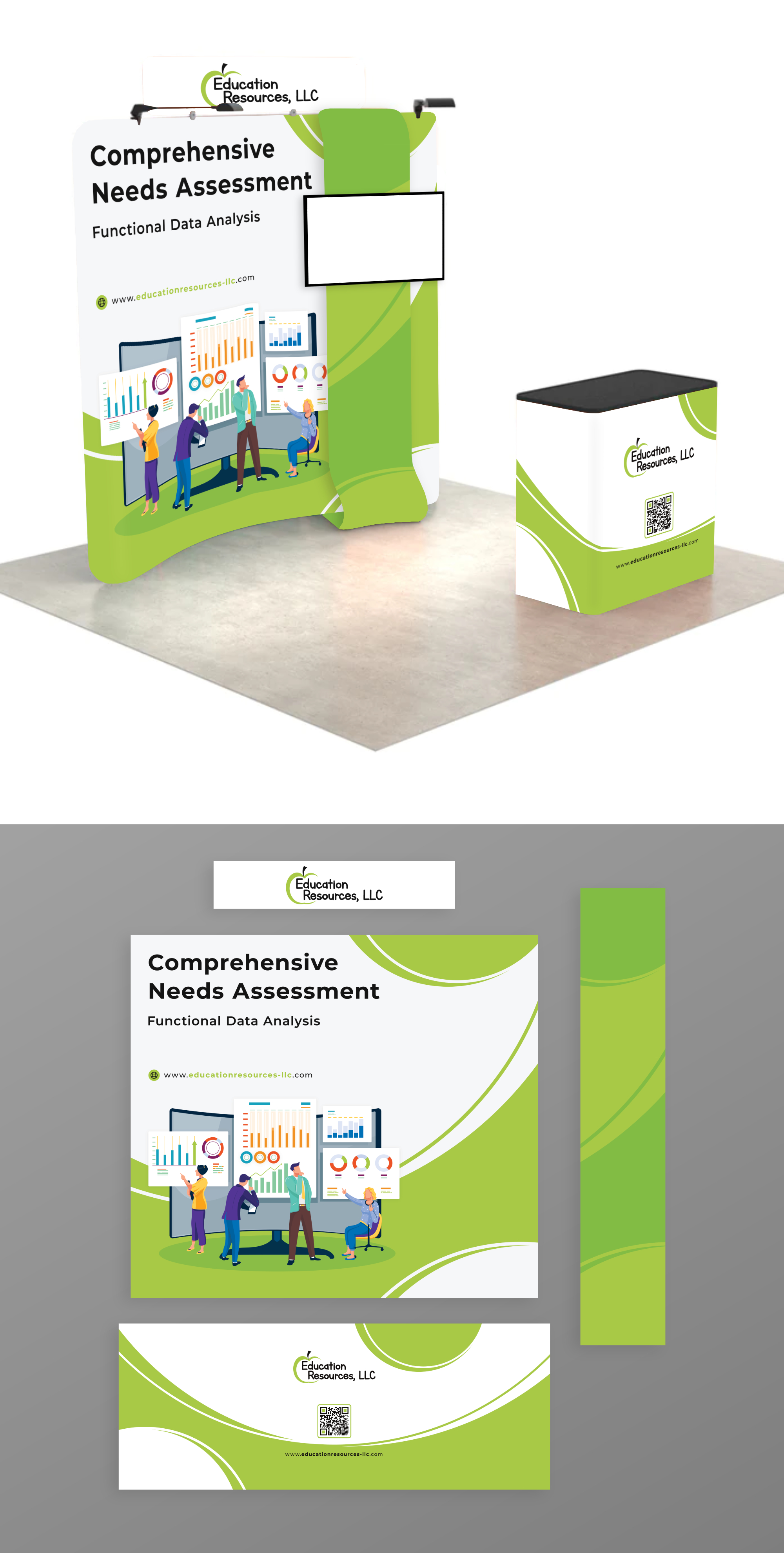 Diseño de Stand de Feria por KreativeMadz para Education Resources | Diseño #30270675