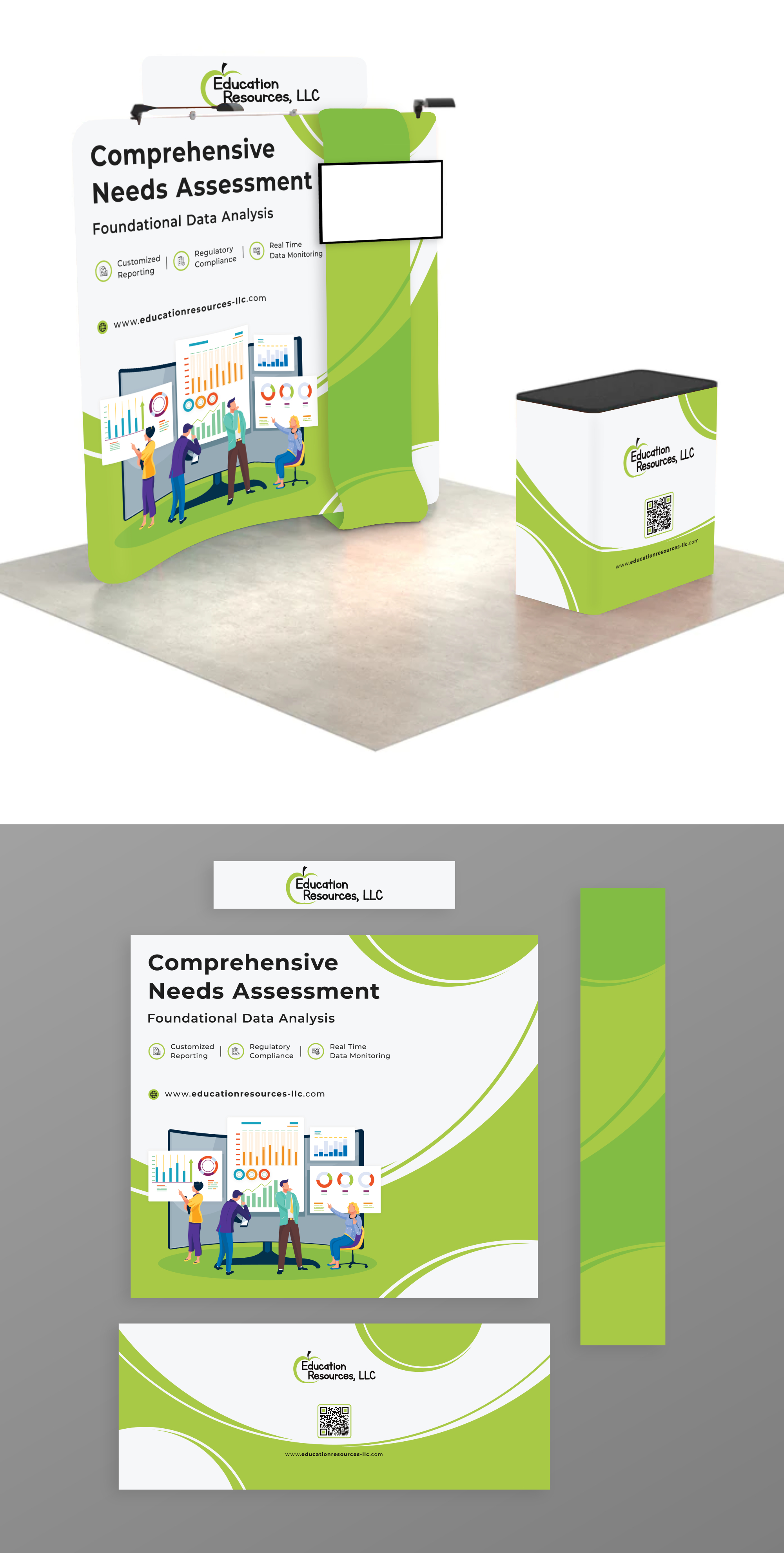 Trade Show Booth Design by KreativeMadz for Education Resources | Design: #30283970