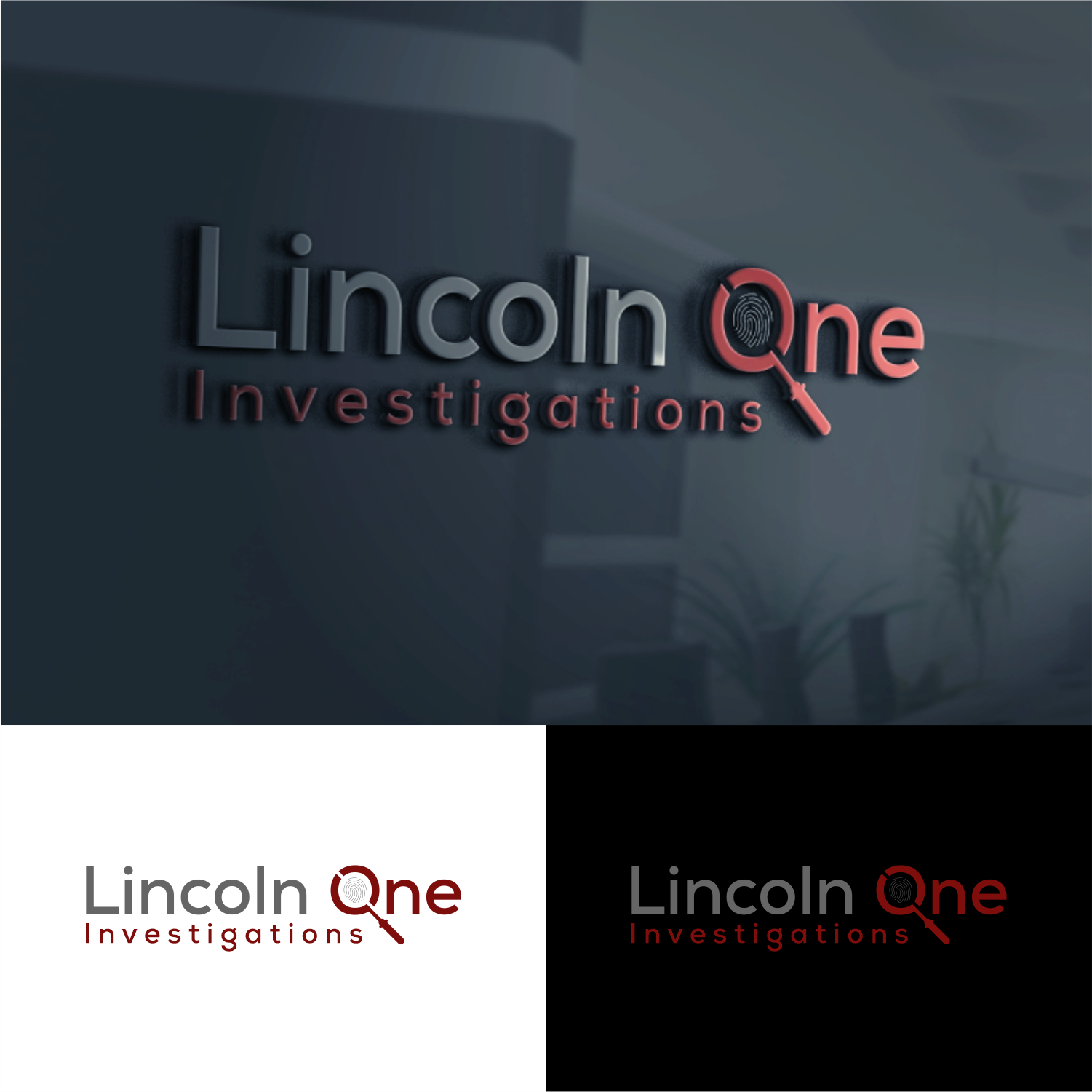 Logo Design by semarco for Lincoln One Investigations | Design #30243675
