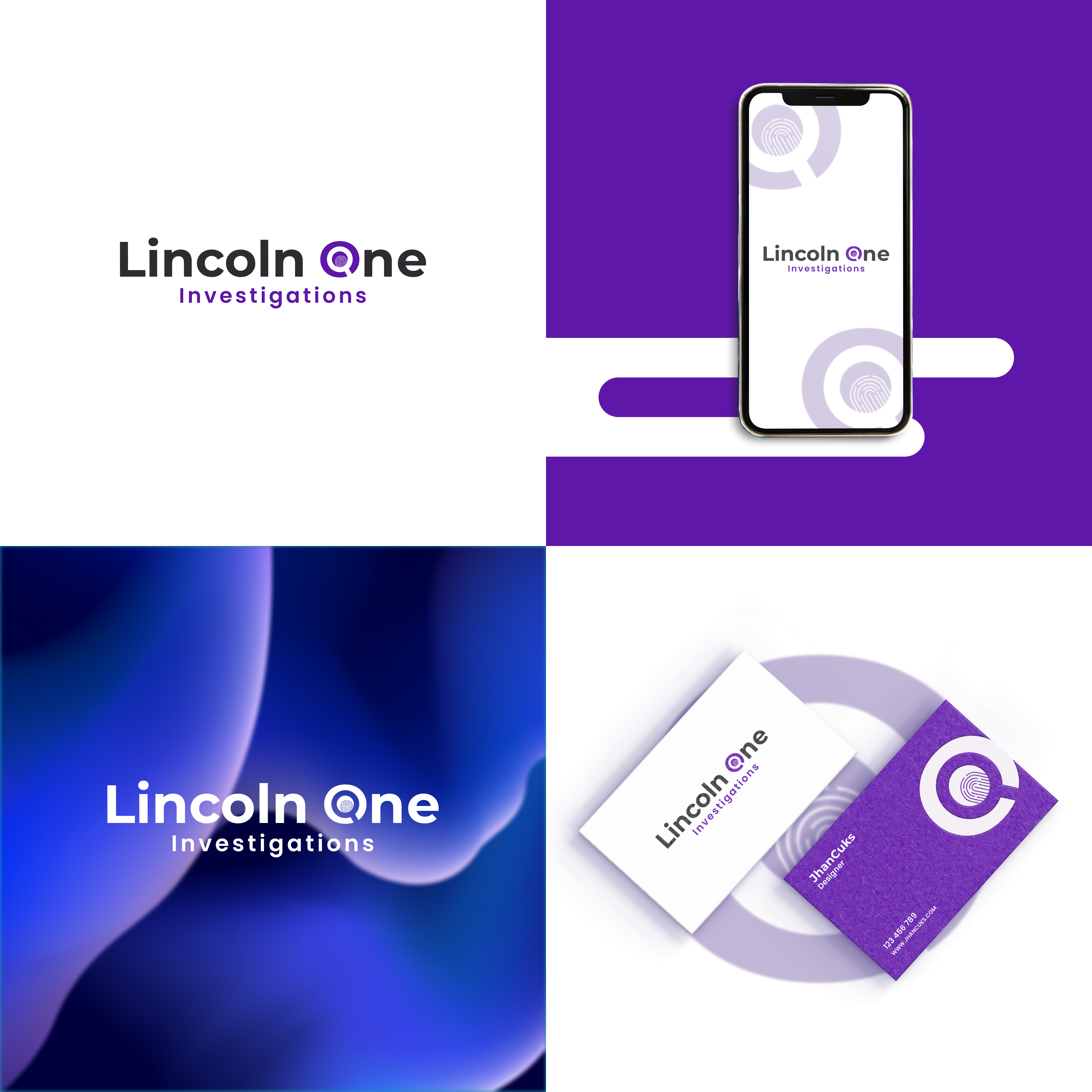 Logo Design by Andi Pratama for Lincoln One Investigations | Design #30243555