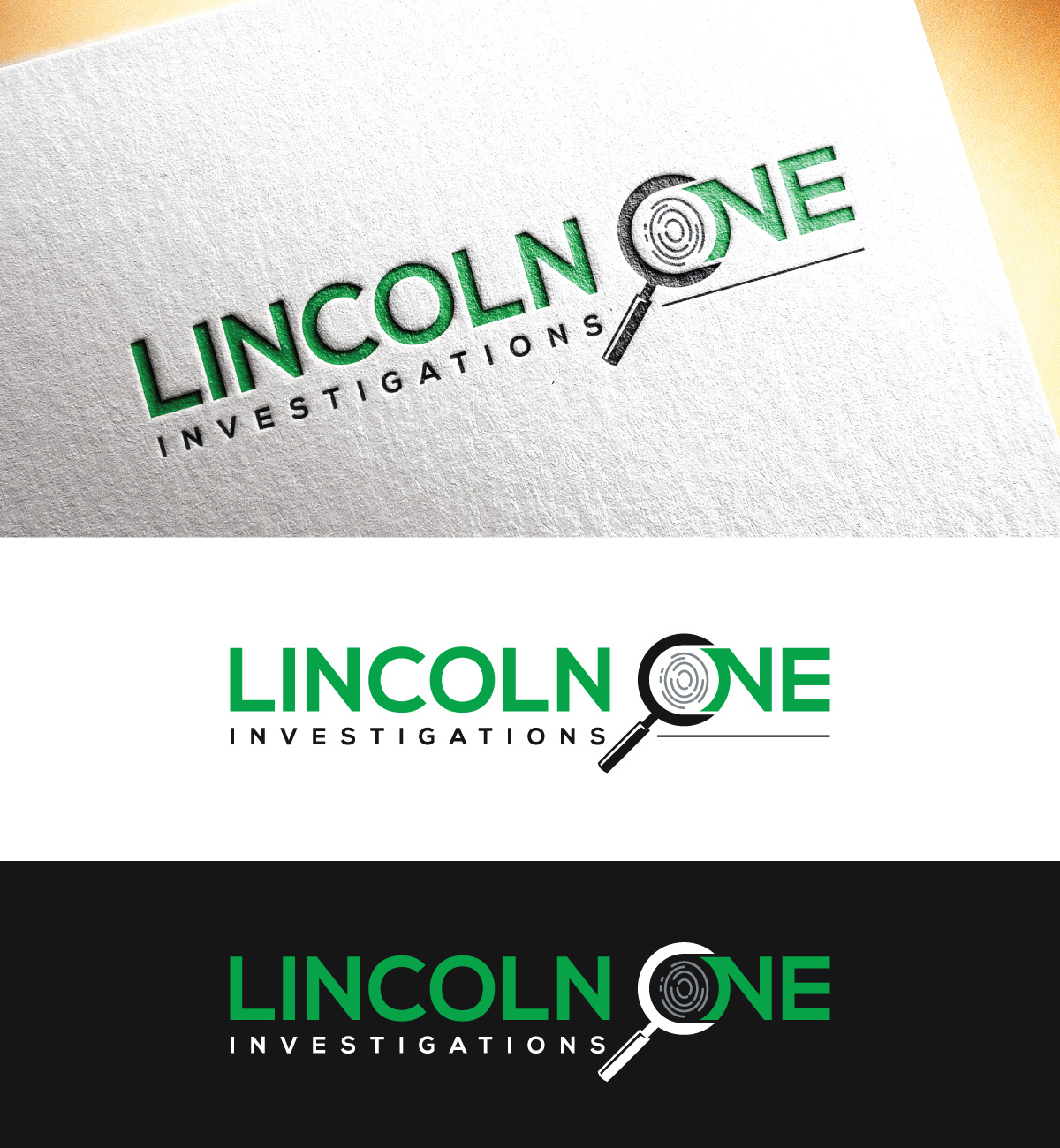 Logo-Design von Dot Design 3 für Lincoln One Investigations | Design #30242546