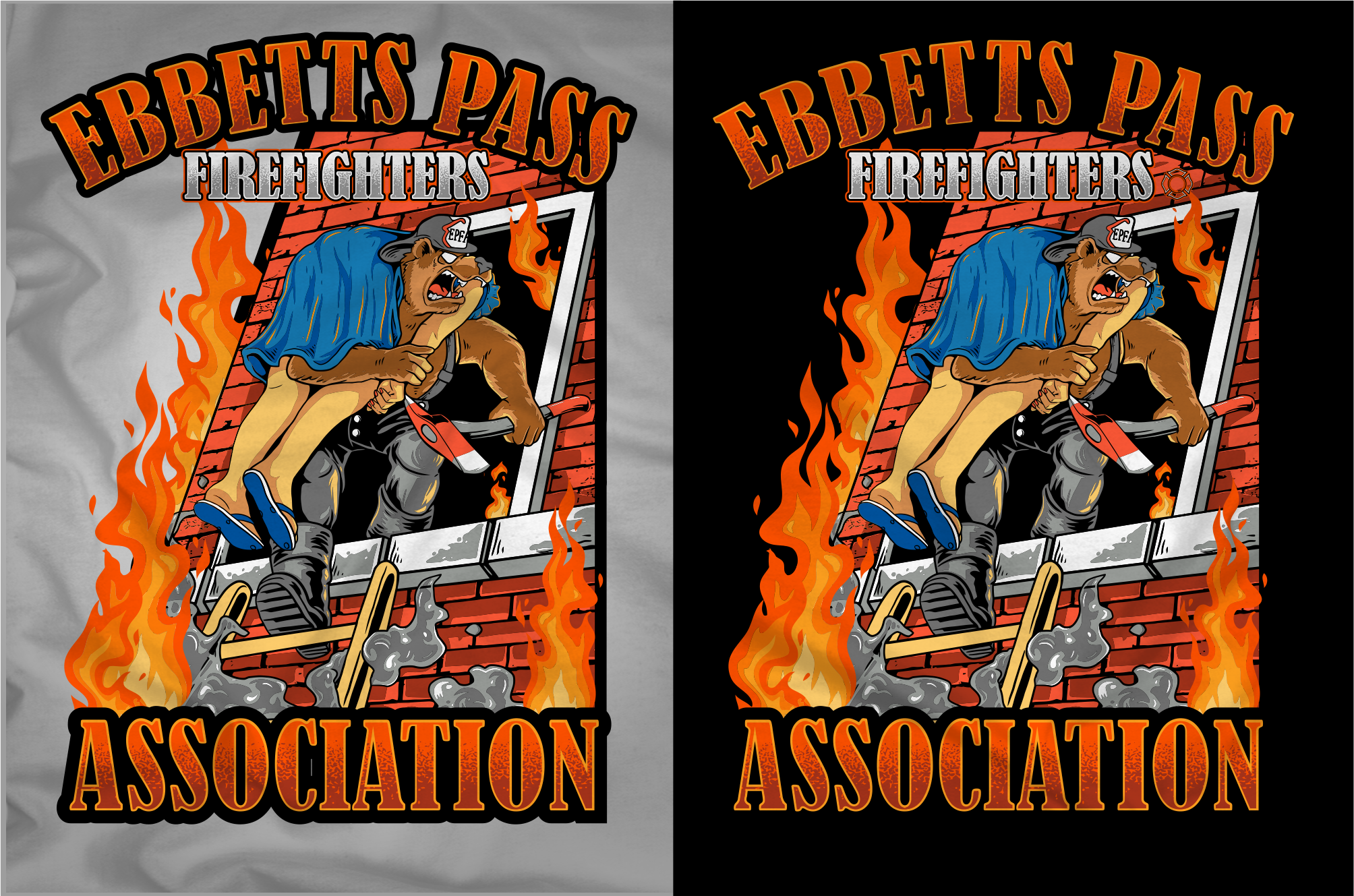 T-shirt Design by Yakuza20 for Ebbetts Pass Firefighters Association | Design #30266926