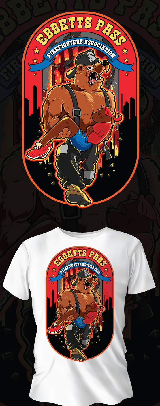 T-shirt Design by ally designs for Ebbetts Pass Firefighters Association | Design #30240077