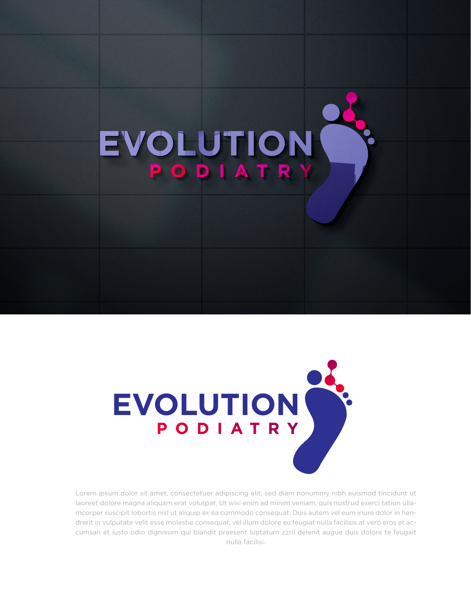 Logo-Design von Abdul 20 für Podiatry Evolution | Design #30236381
