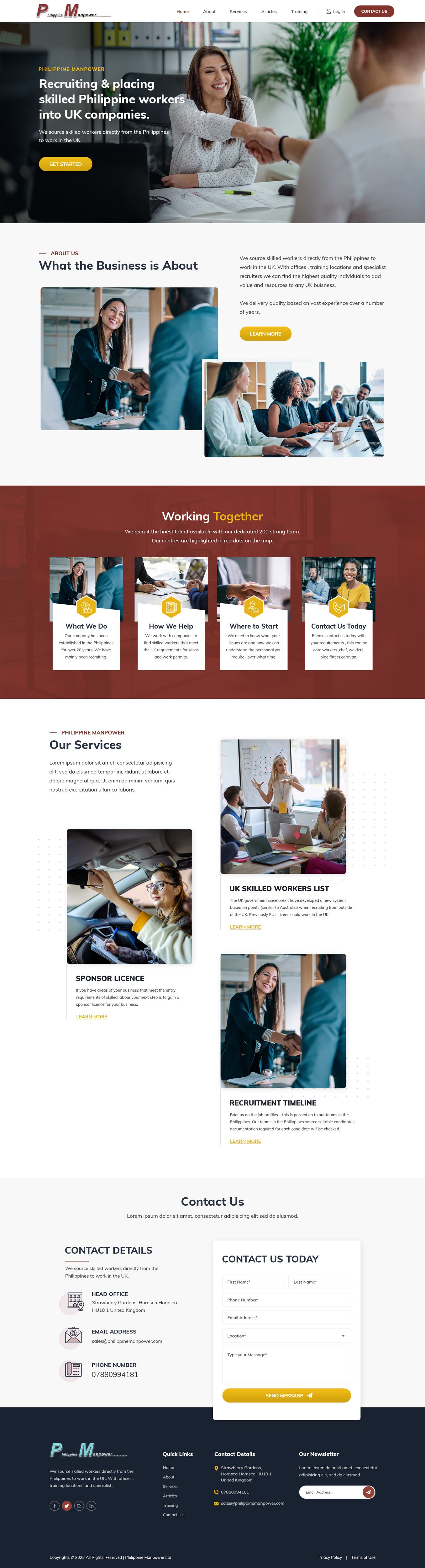 Web Design by symagency for this project | Design #30260545