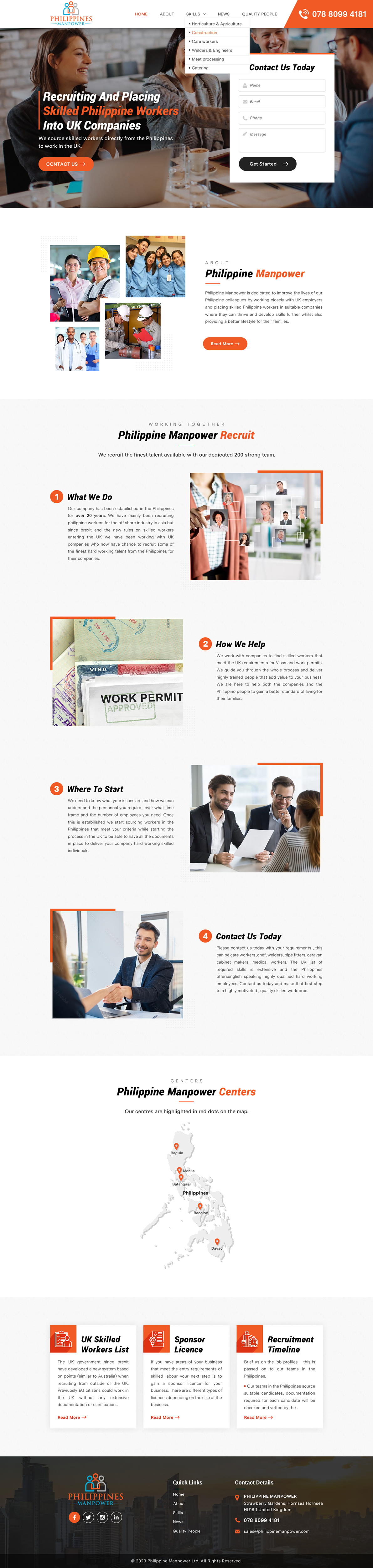 Serious, Upmarket, REcruitment Web Design for a Company by Sbss 