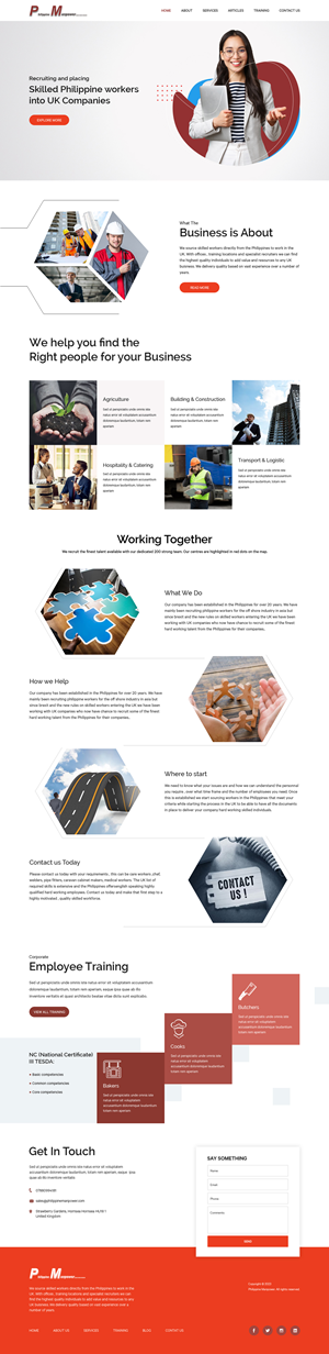 Web Design by sai.designer87 for this project | Design #30262970