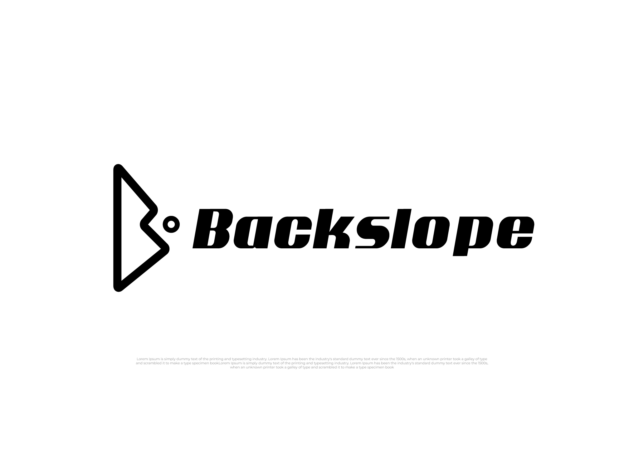 Logo-Design von Paras Bali für Backslope Inc. | Design #30287596