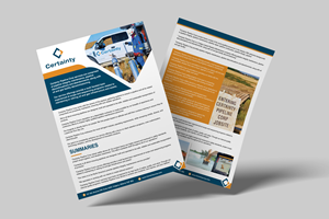 Design de Flyer par Design Athics pour Certainty  | Design : #30265278