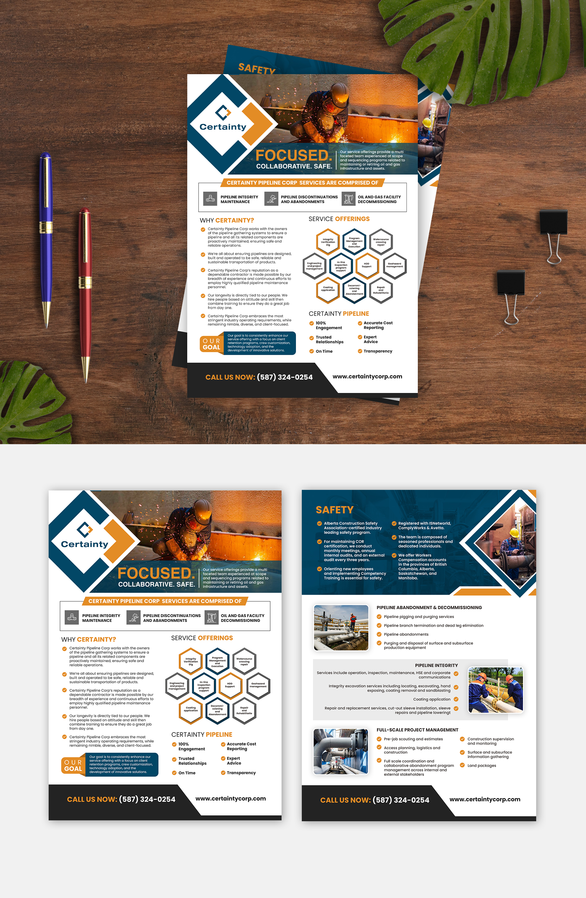 Diseño de Flyer por debdesign para Certainty  | Diseño #30246828