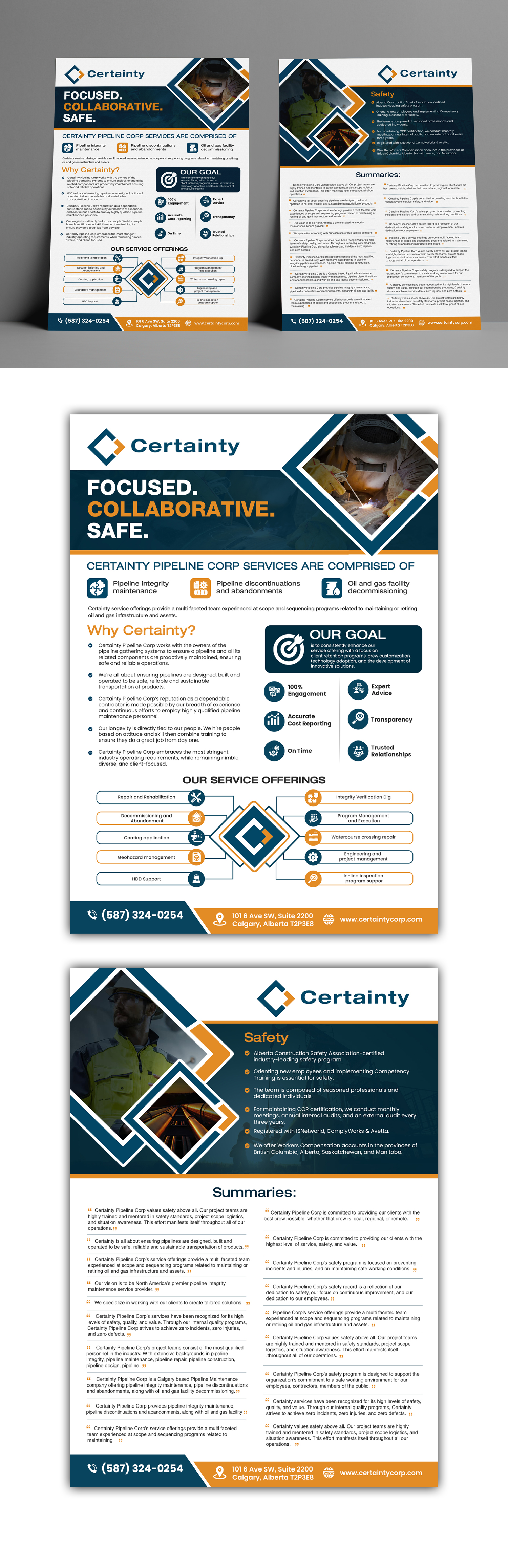 Diseño de Flyer por debdesign para Certainty  | Diseño #30246830