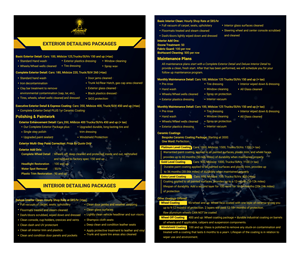 Menu Design by Benz 100 for alchemist garage detailing | Design #30255746