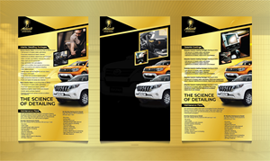 Menu Design by 3Guys for alchemist garage detailing | Design: #30283034