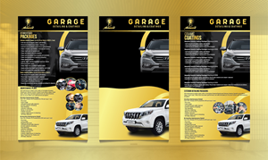 Menu Design by 3Guys for alchemist garage detailing | Design: #30283035