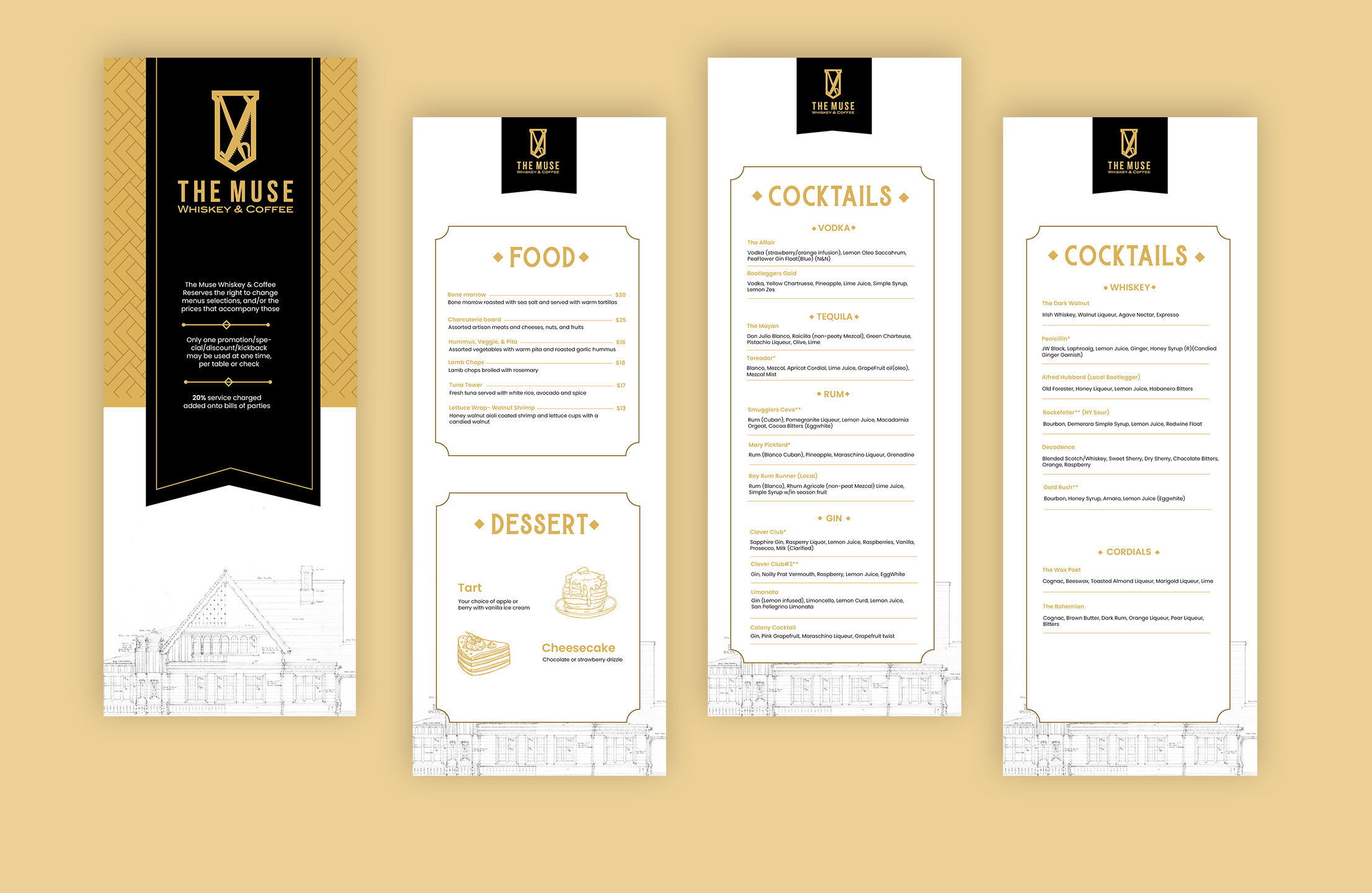 Menu Design by DeriMH for this project | Design #30282584