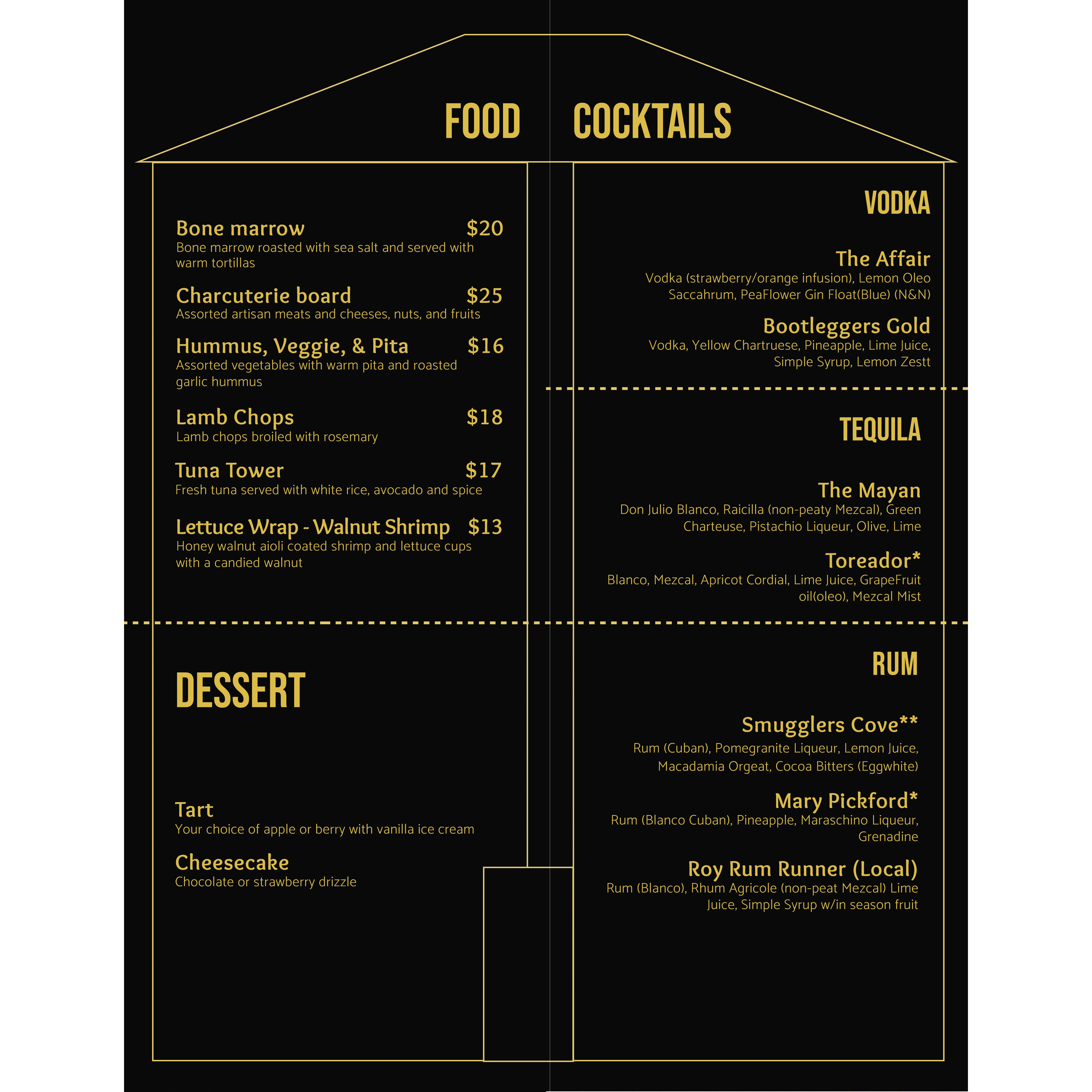 Menu Design by Alexia93 for this project | Design #30300172