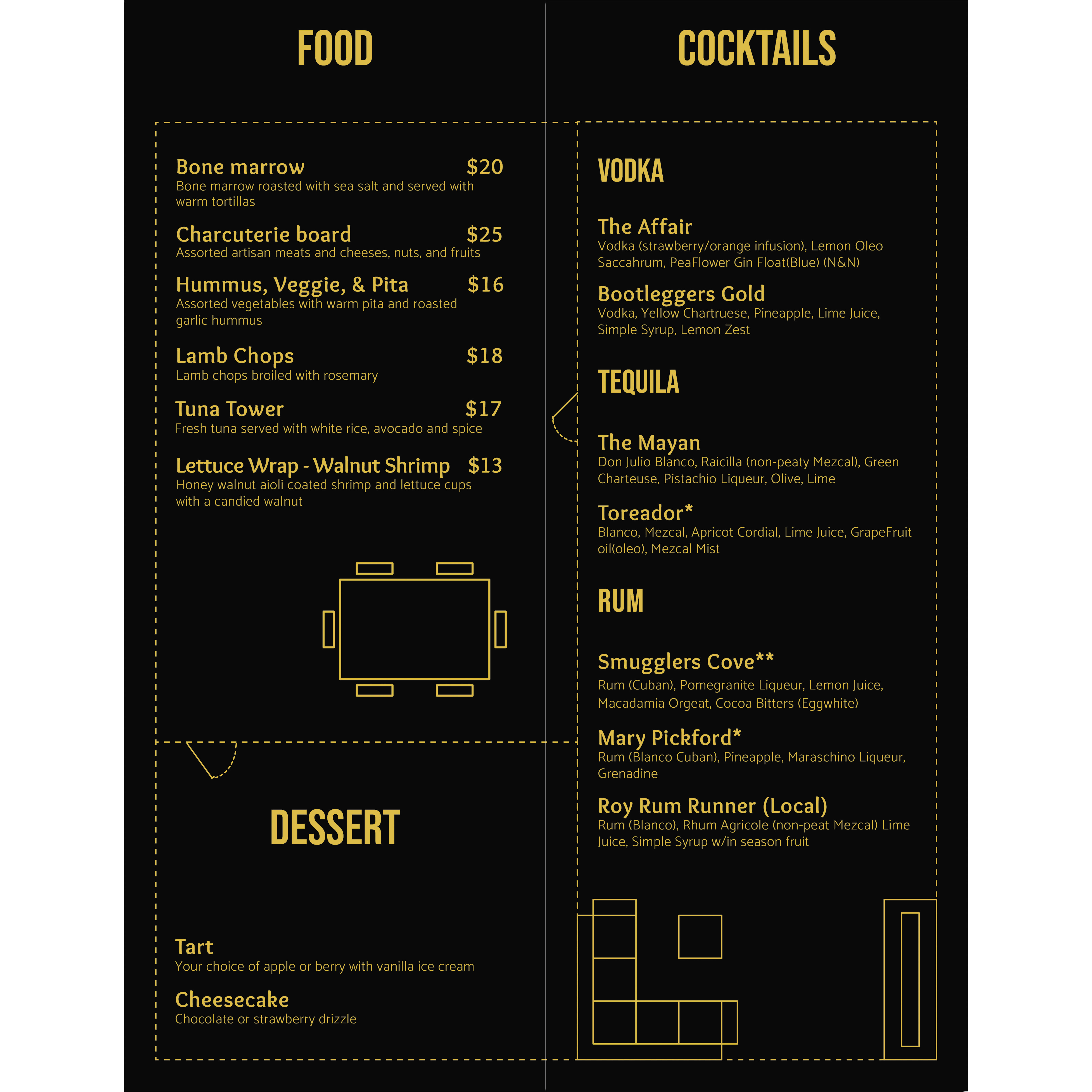 Menu Design by Alexia93 for this project | Design #30300173