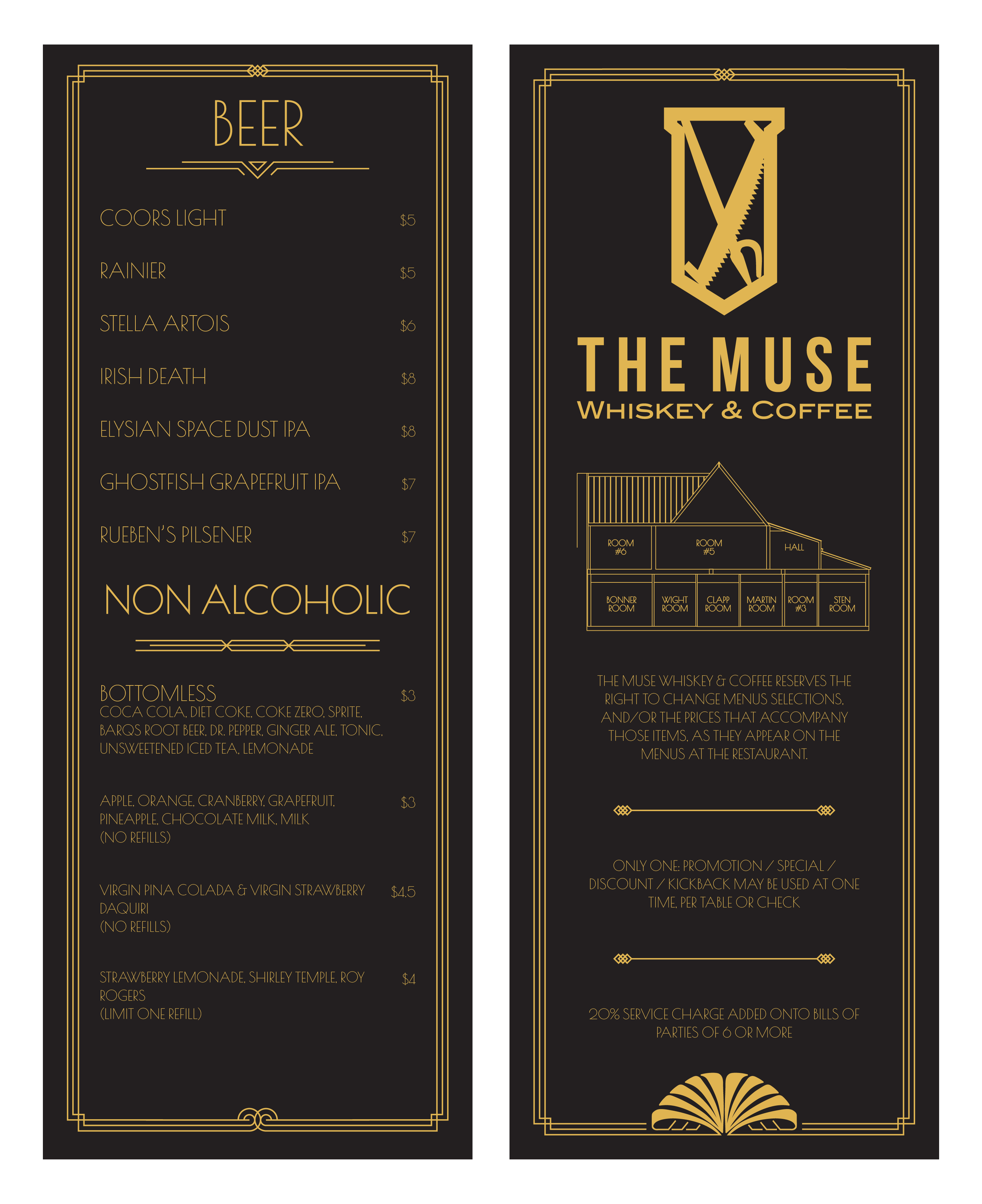 Design de Menu par Pamela Mannino and Scott Bonas pour ce projet | Design #30278219