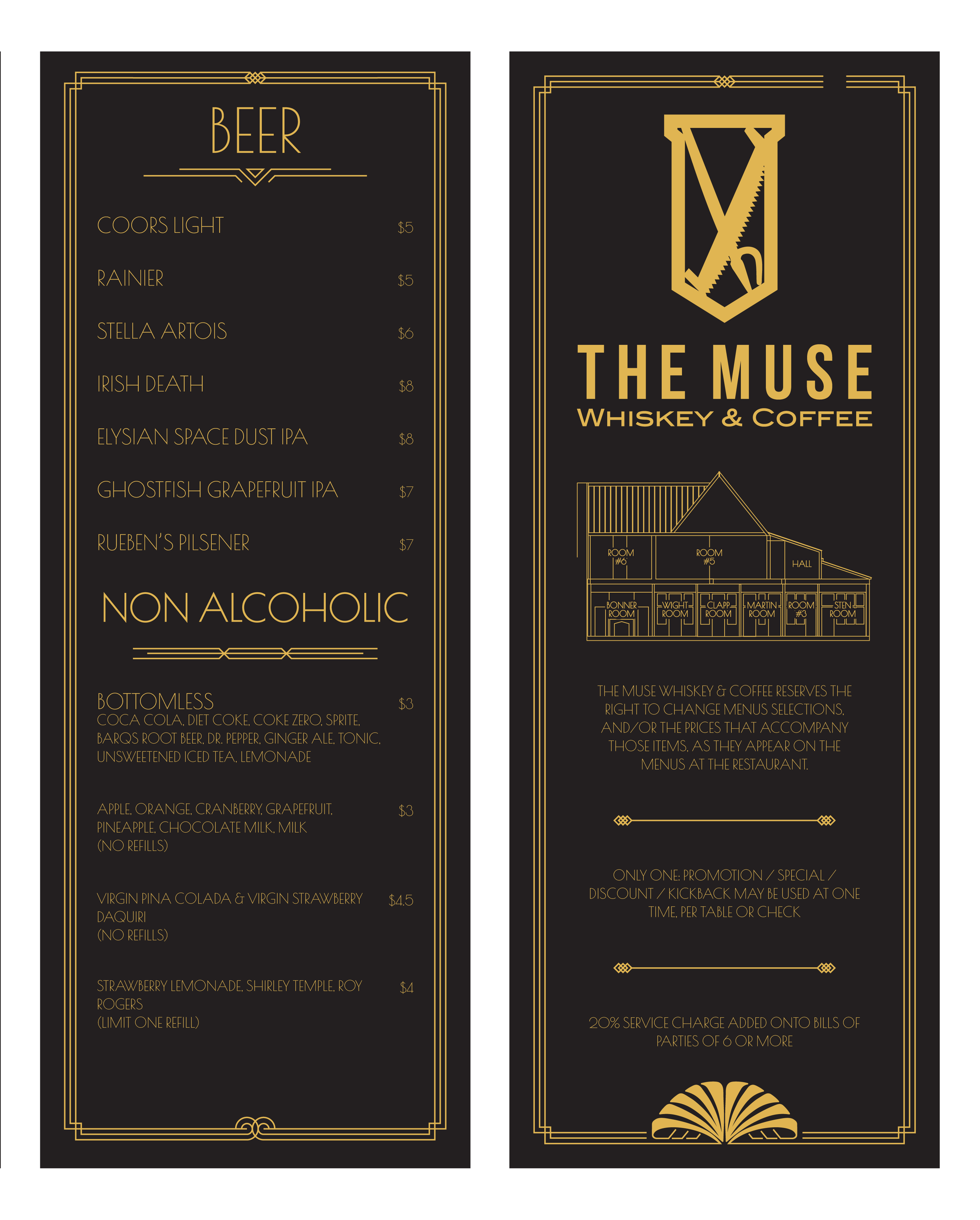 Design de Menu par Pamela Mannino and Scott Bonas pour ce projet | Design #30278220