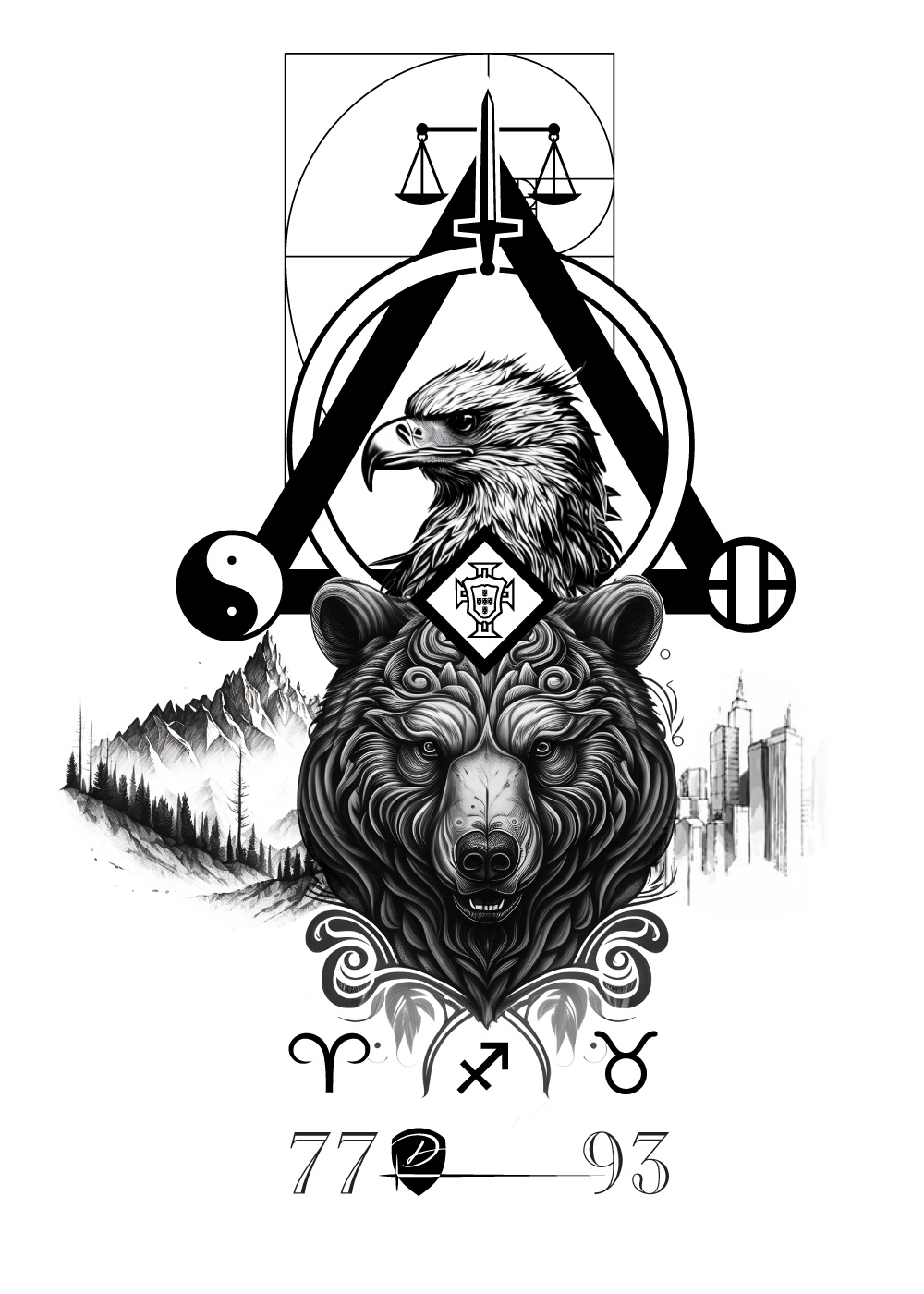 Tattoo Design by Sergio Coelho for this project | Design #30267060
