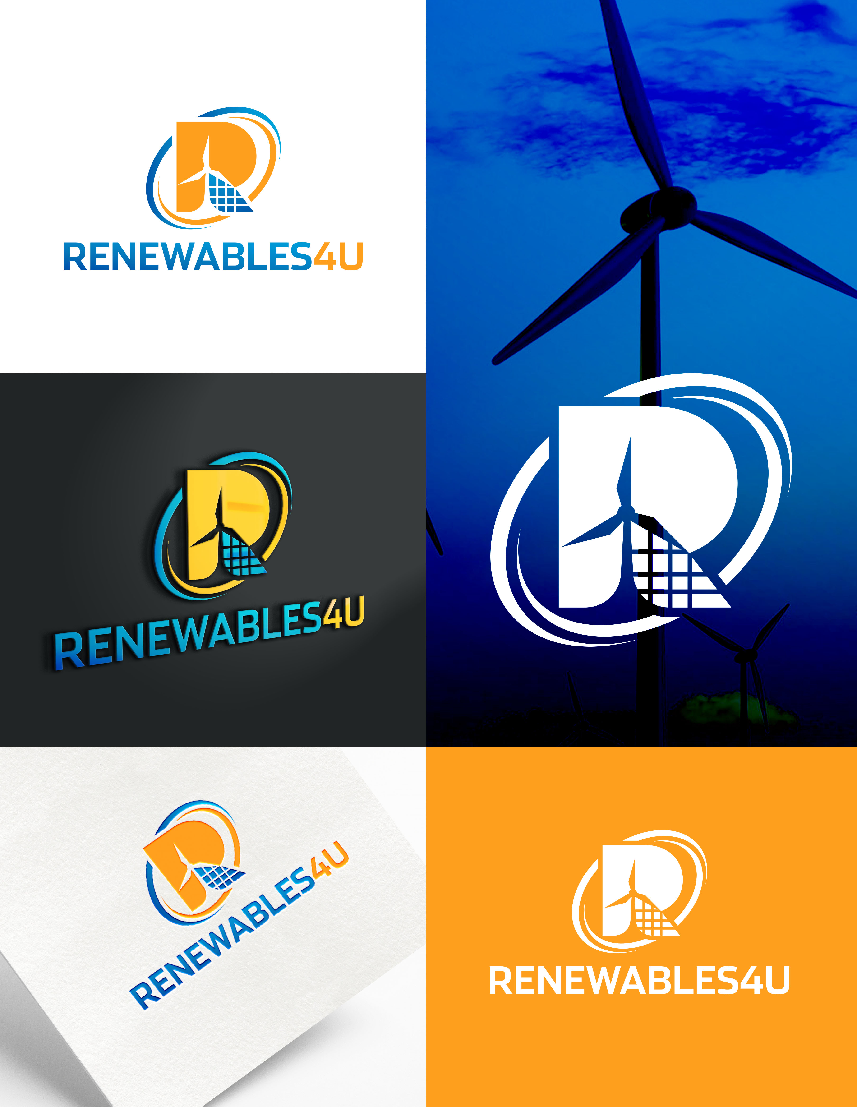 Logo Design by aexoagency for Renewables4U | Design #30245529