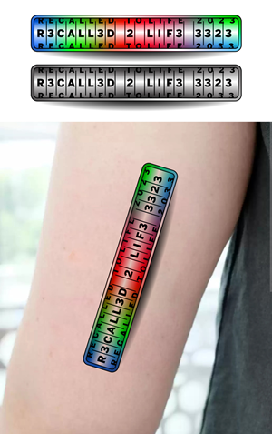 I would like a tattoo commemorating a special date in my life