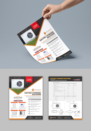Brochure Design by mscreations.lk for Hydronic Heating NSW | Design #30252322