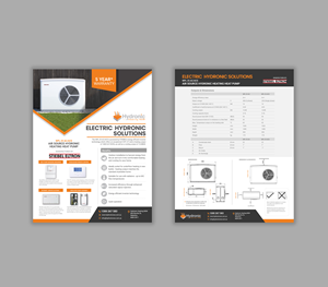 Brochure Design by mscreations.lk for Hydronic Heating NSW | Design: #30256204