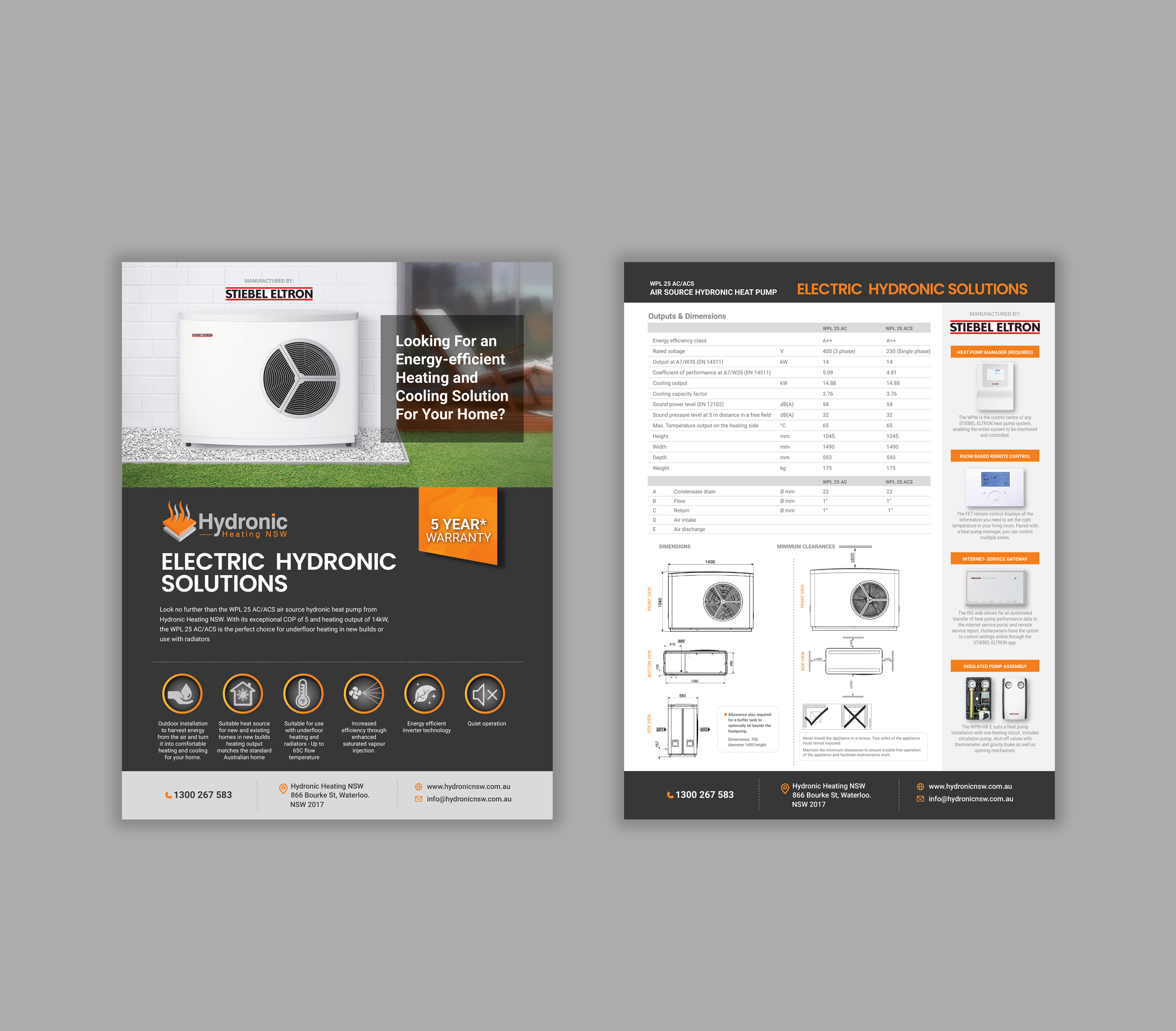 Diseño de Brochure por mscreations.lk para Hydronic Heating NSW | Diseño #30256968