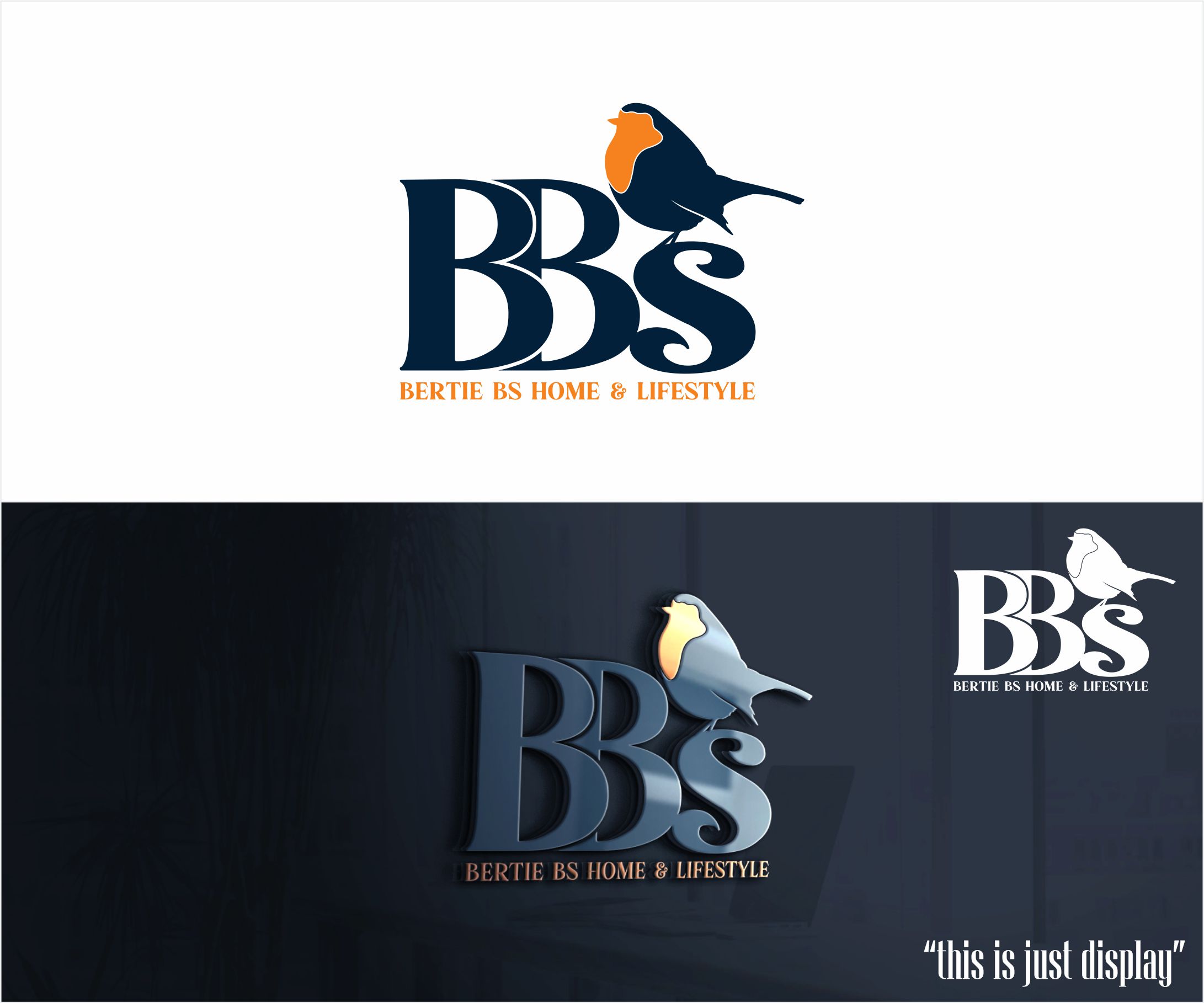 Logo Design by alkaline for Bertie Bs Home & Lifestyle Ltd | Design #30254336