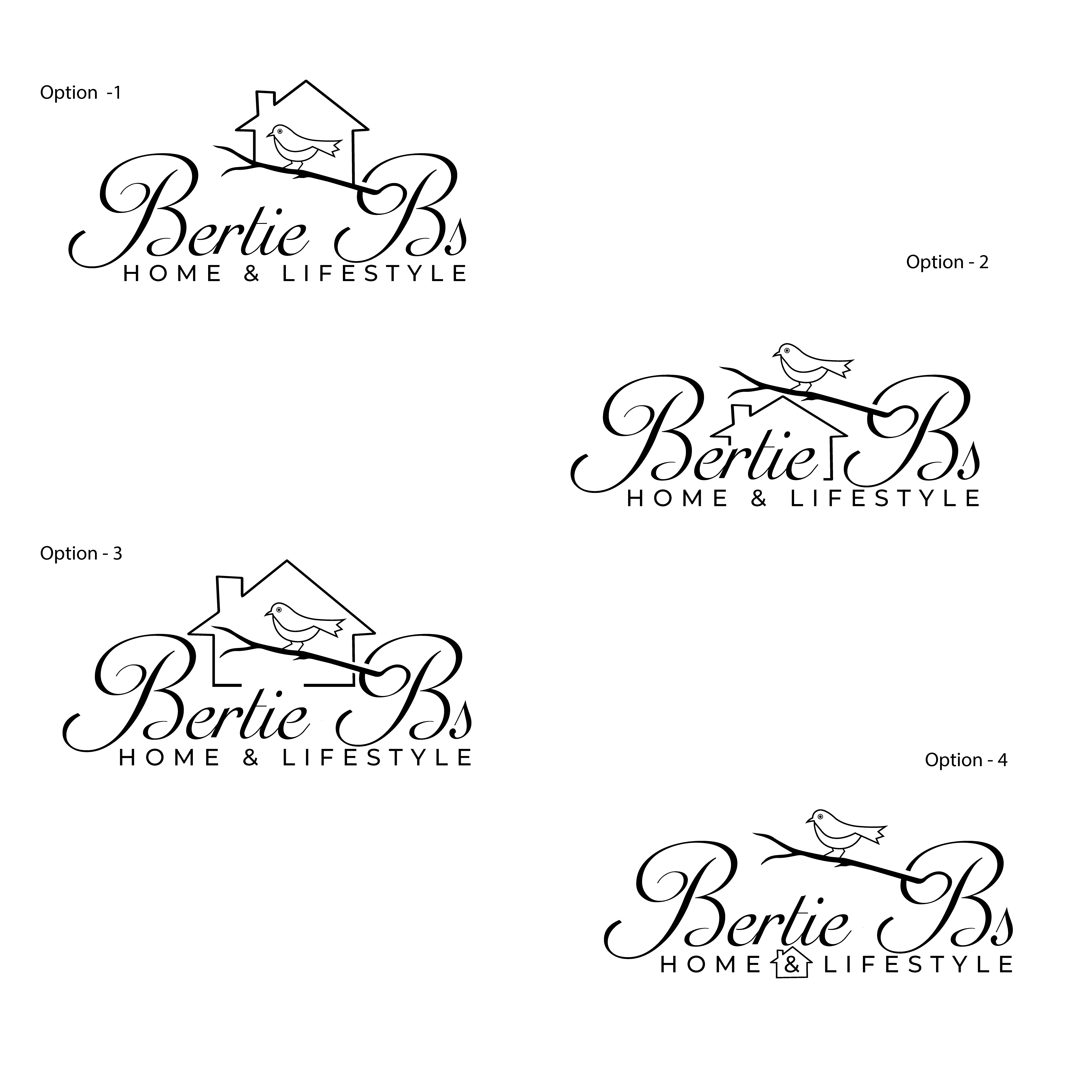 Logo Design by M Art & Design for Bertie Bs Home & Lifestyle Ltd | Design #30280118