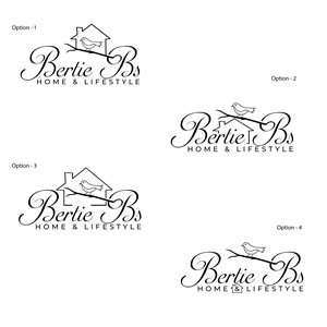 Logo Design by M Art & Design for Bertie Bs Home & Lifestyle Ltd | Design: #30280118