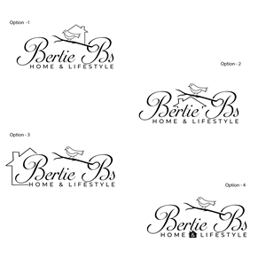 Logo Design by M Art & Design for Bertie Bs Home & Lifestyle Ltd | Design: #30280172