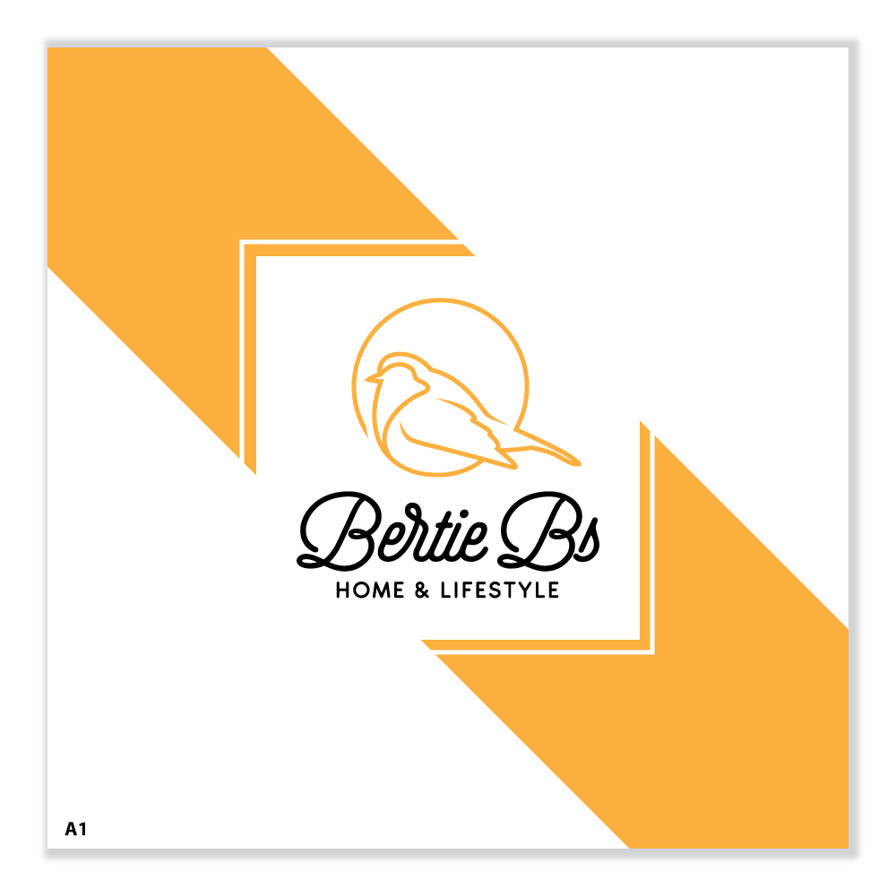 Logo Design by Sujit Banerjee for Bertie Bs Home & Lifestyle Ltd | Design #30257917
