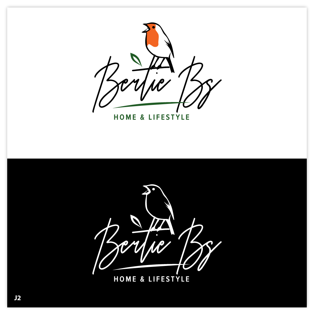 Logo Design by Sujit Banerjee for Bertie Bs Home & Lifestyle Ltd | Design #30257919