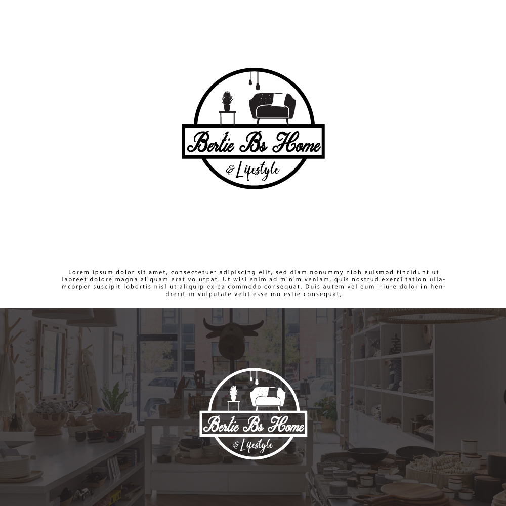 Logo Design by Tan-D for Bertie Bs Home & Lifestyle Ltd | Design #30271597